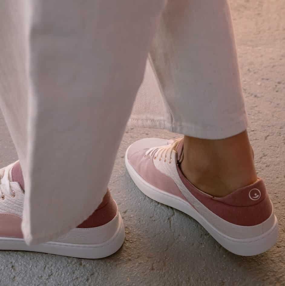 sneakers femme angarde vegan rose